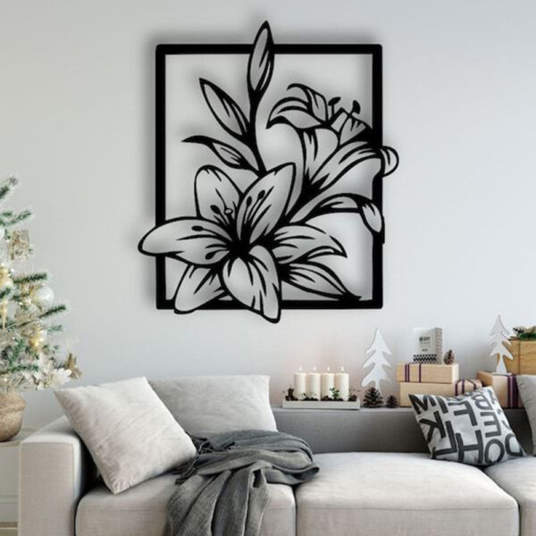 Metal Decorative Flower Wall Art  - WA04