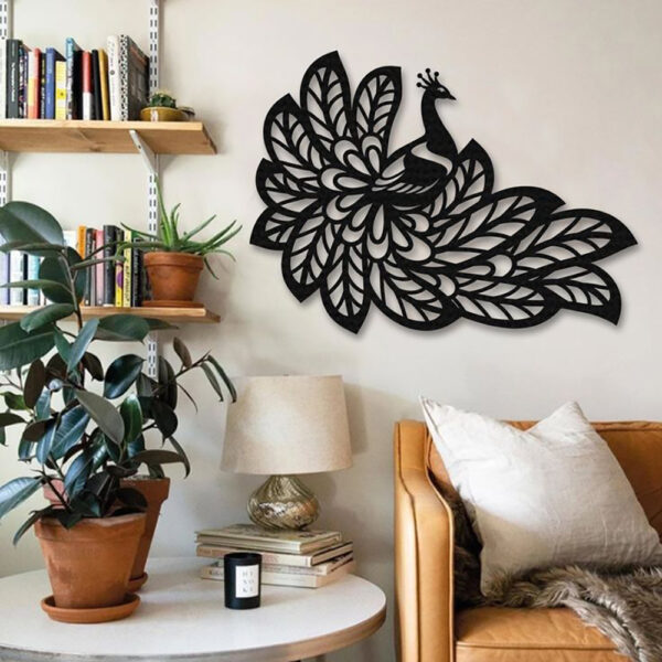 لوحة فنية جدارية على شكل ورود من المعدن - WA13